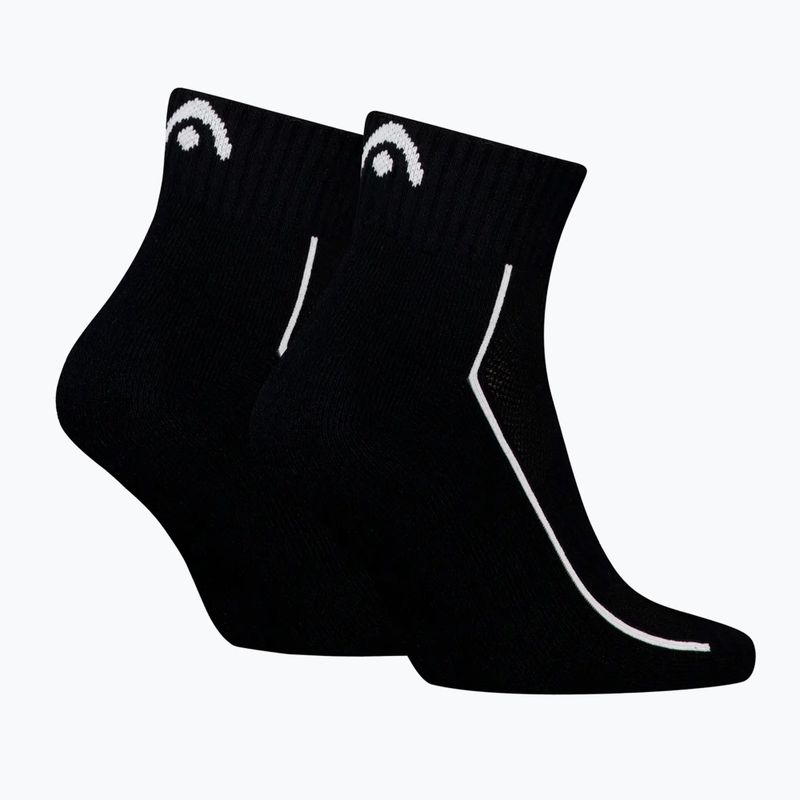 Șosete HEAD Tennis 2P Performance Quarter 2 perechi black 2
