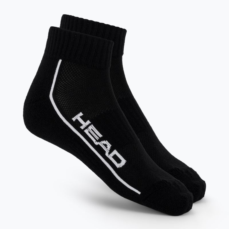 Șosete HEAD Tennis 2P Performance Quarter 2 perechi black