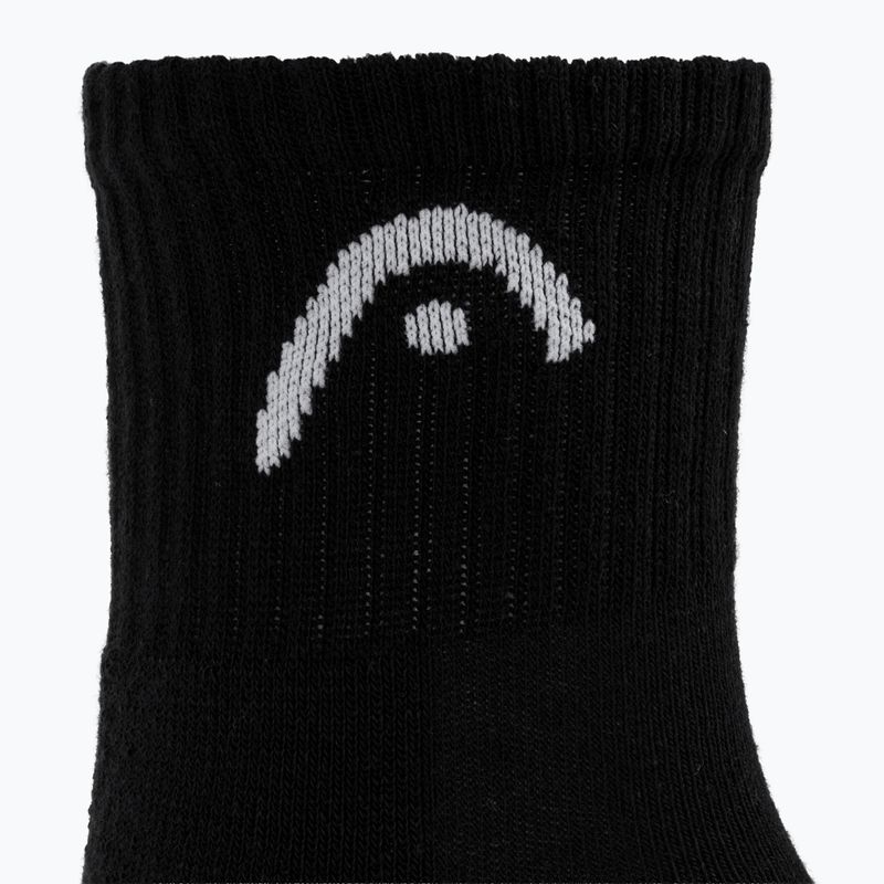Șosete HEAD Tennis 3P Club Short Crew 3 perechi black 3