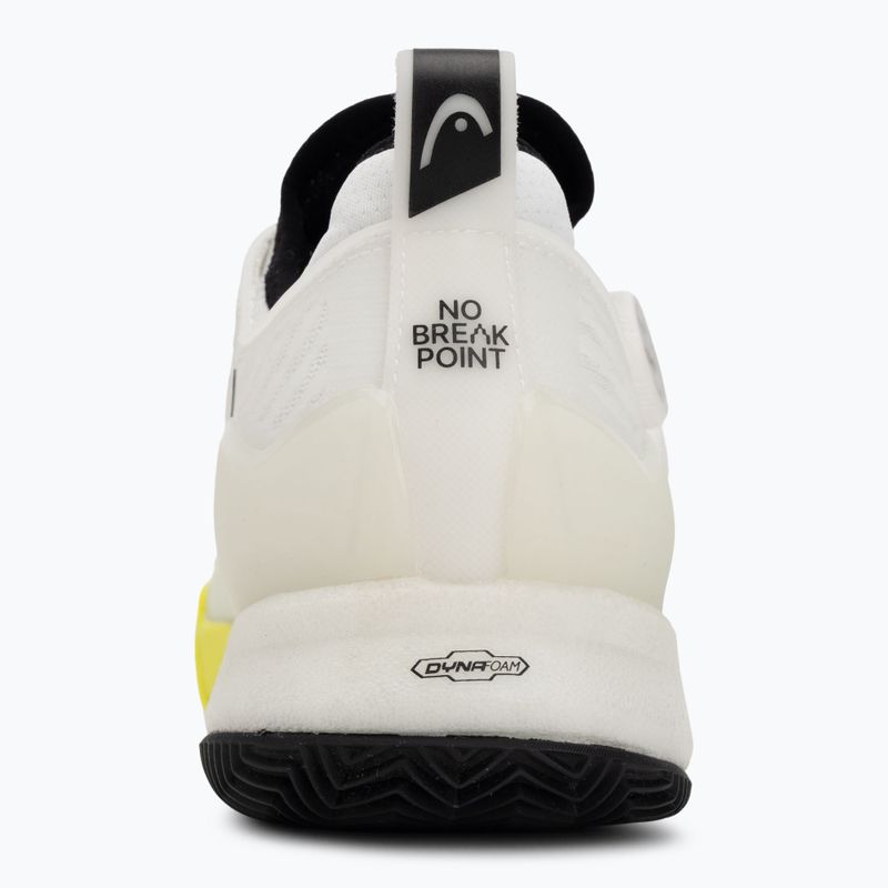 Pantofi de tenis bărbați HEAD Endure Pro BOA Clay white/yellow 6
