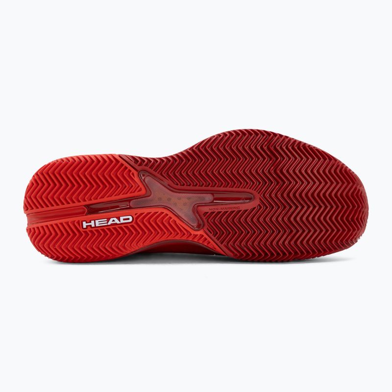 Încălțăminte de tenis pentru bărbați HEAD Revolt Pro 5.0 Clay red/dark red 4