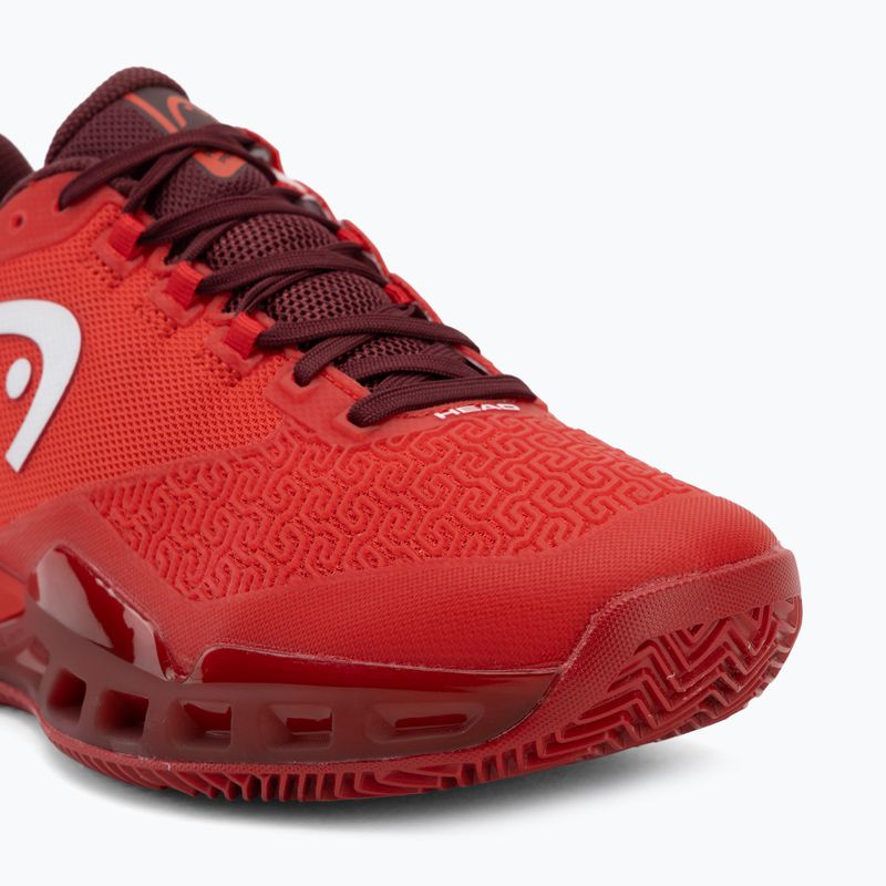 Încălțăminte de tenis pentru bărbați HEAD Revolt Pro 5.0 Clay red/dark red 7