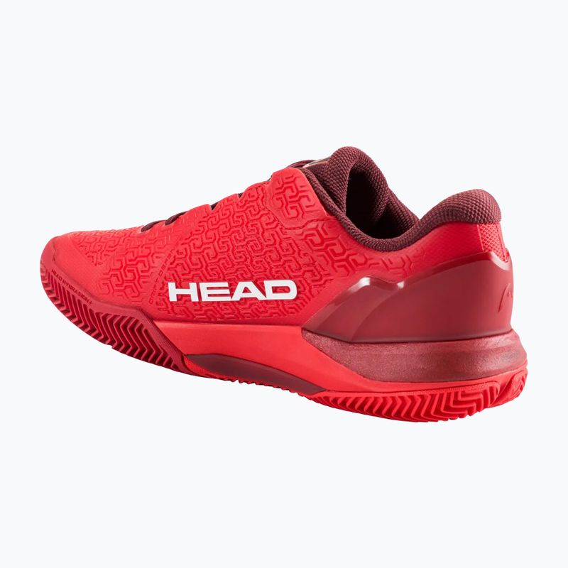 Încălțăminte de tenis pentru bărbați HEAD Revolt Pro 5.0 Clay red/dark red 2