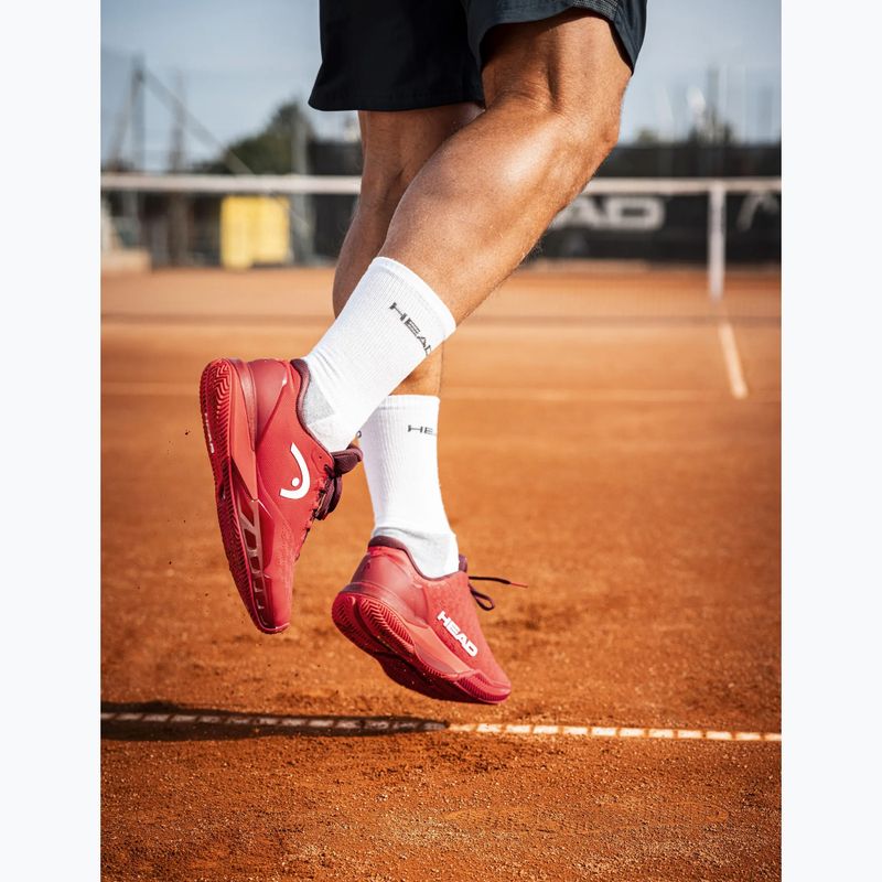 Încălțăminte de tenis pentru bărbați HEAD Revolt Pro 5.0 Clay red/dark red 7
