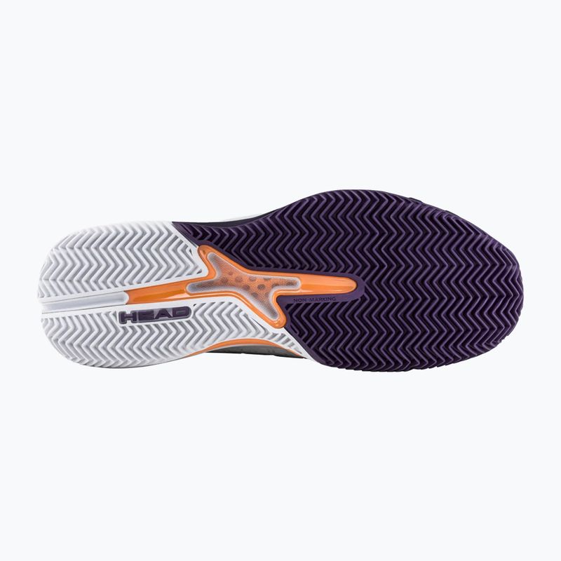 Încălțăminte de tenis pentru bărbați HEAD Revolt Pro 5.0 Clay light grey/purple 3