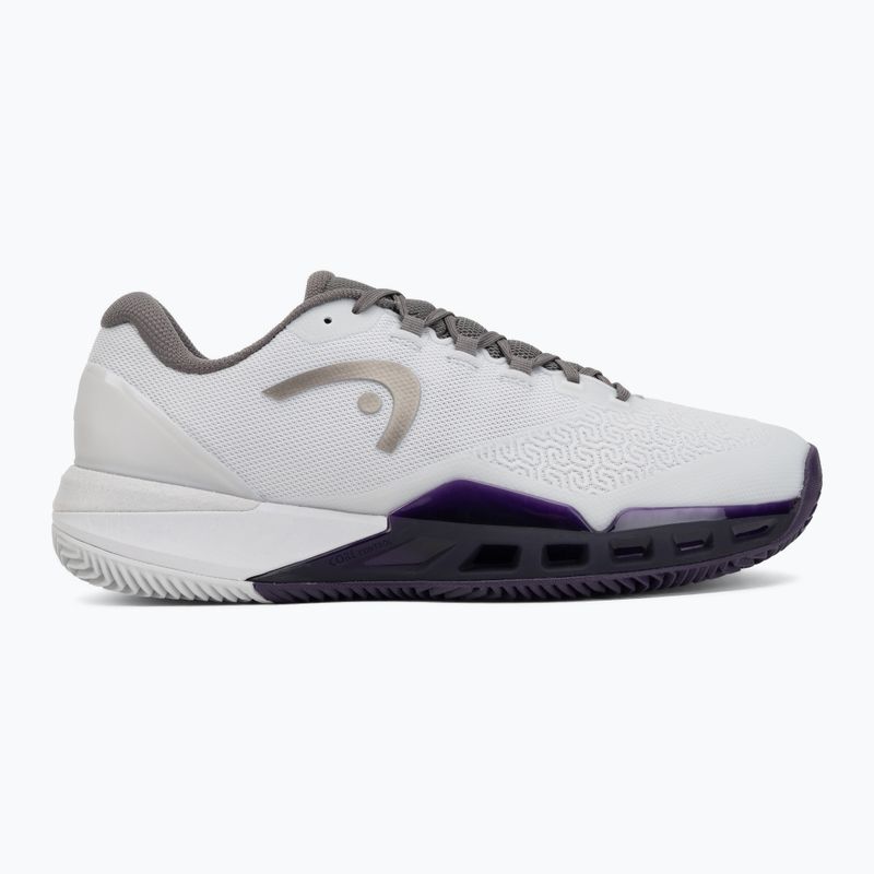 Încălțăminte de tenis pentru bărbați HEAD Revolt Pro 5.0 Clay light grey/purple 2