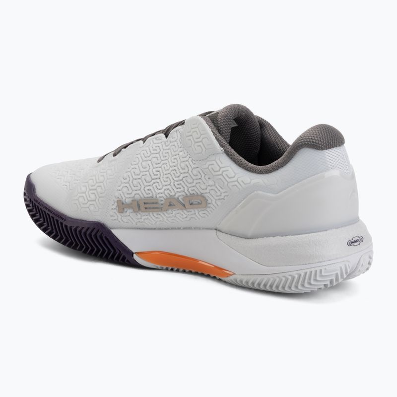 Încălțăminte de tenis pentru bărbați HEAD Revolt Pro 5.0 Clay light grey/purple 3