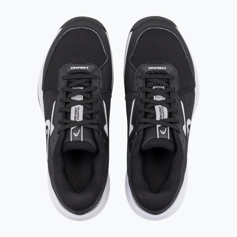Încălțăminte de tenis pentru bărbați HEAD Revolt Court 5.0 black/white 4