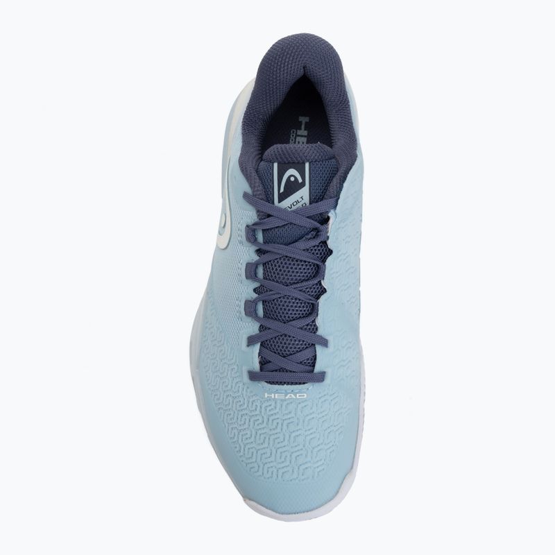 Încălțăminte de tenis pentru femei HEAD Revolt Pro 5.0 Clay light blue/dark blue 5