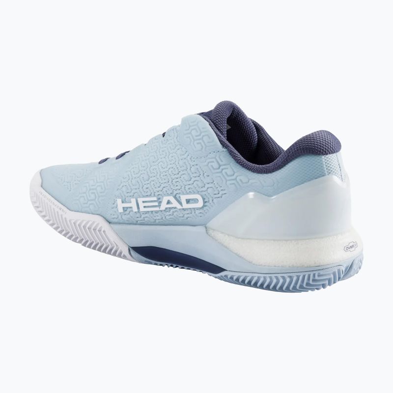 Încălțăminte de tenis pentru femei HEAD Revolt Pro 5.0 Clay light blue/dark blue 2
