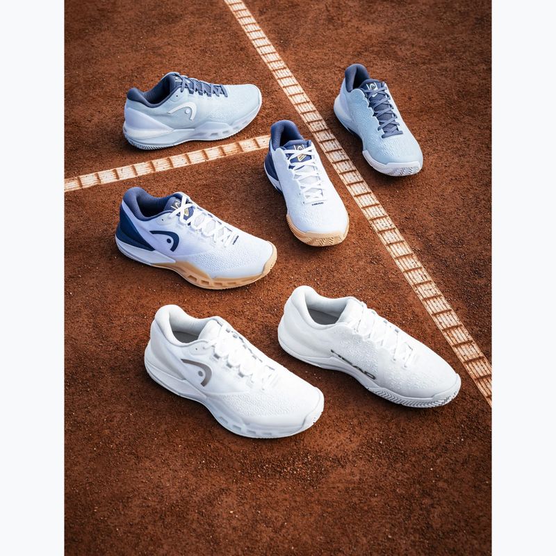 Încălțăminte de tenis pentru femei HEAD Revolt Pro 5.0 Clay light blue/dark blue 5