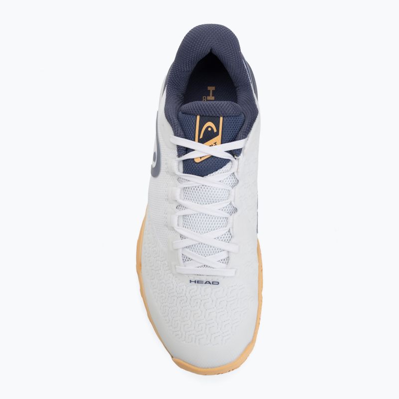 Încălțăminte de tenis pentru femei HEAD Revolt Pro 5.0 white/apricot 5