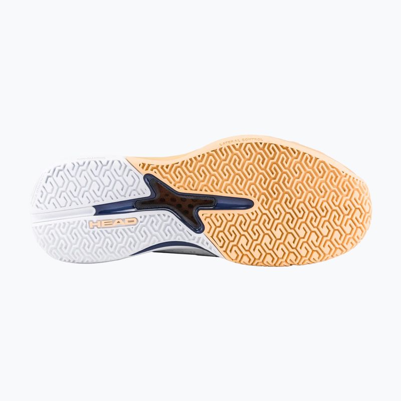 Încălțăminte de tenis pentru femei HEAD Revolt Pro 5.0 white/apricot 3