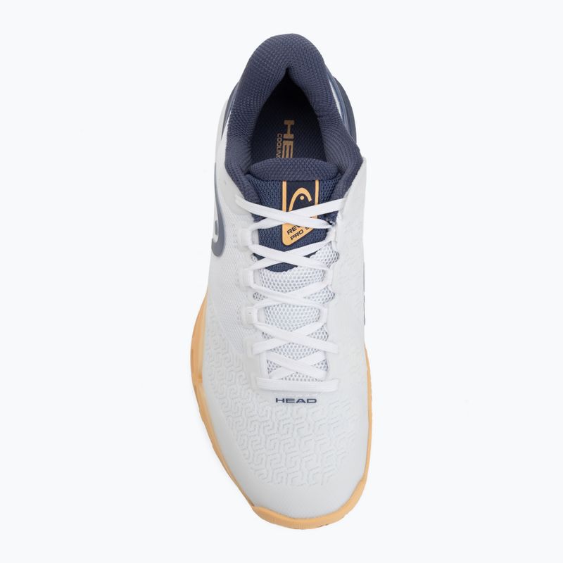 Încălțăminte de tenis pentru femei HEAD Revolt Pro 5.0 Clay white apricot 5