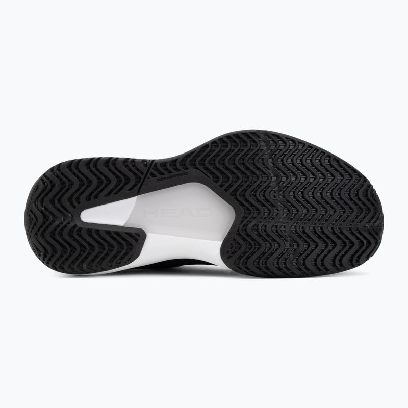 Încălțăminte de tenis pentru femei HEAD Revolt Court 5.0 W black/white 4