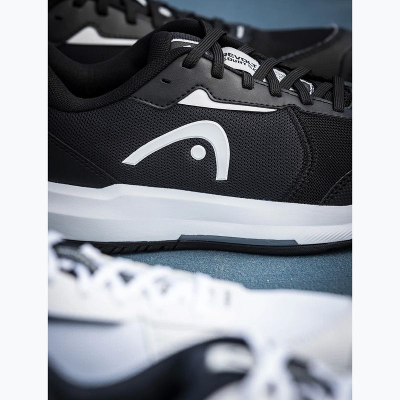 Încălțăminte de tenis pentru femei HEAD Revolt Court 5.0 W black/white 7