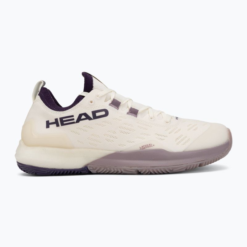 Încălțăminte de padel pentru femei HEAD Motion Pro 1.5 chalk white/purple 2