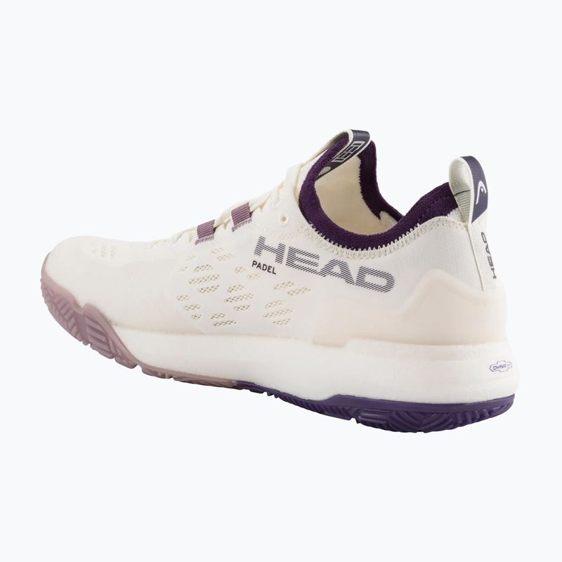 Încălțăminte de padel pentru femei HEAD Motion Pro 1.5 chalk white/purple 2
