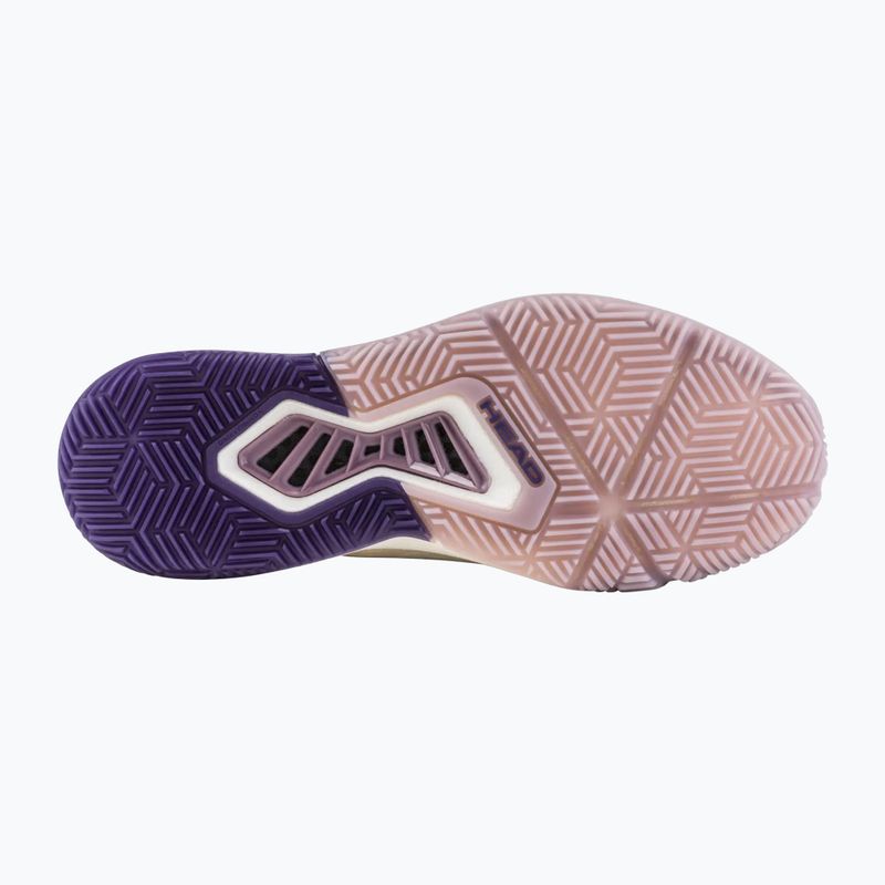Încălțăminte de padel pentru femei HEAD Motion Pro 1.5 chalk white/purple 3