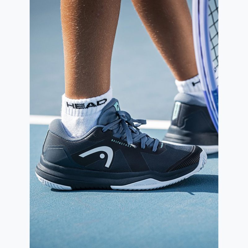 Încălțăminte de tenis pentru copii HEAD Sprint Pro 4.0 Jr red/dark red 5