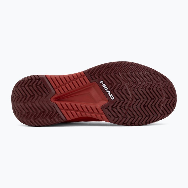 Încălțăminte de tenis pentru copii HEAD Sprint Pro 4.0 Jr red/dark red 4