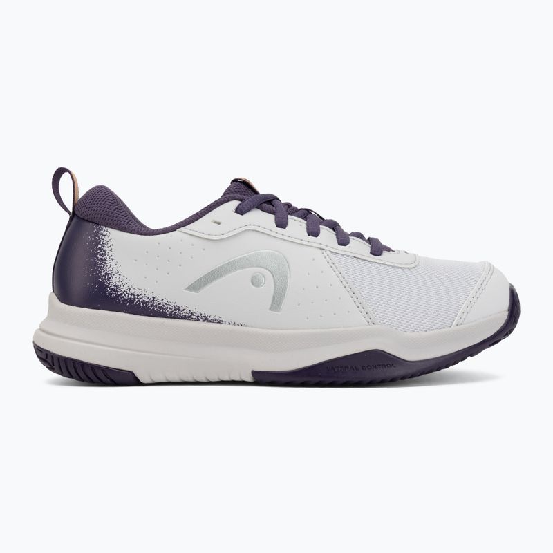 Încălțăminte de tenis pentru copii HEAD Sprint Court 4.0 light grey/purple 2