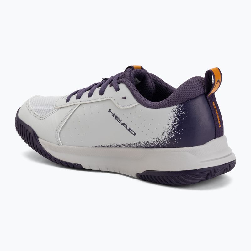 Încălțăminte de tenis pentru copii HEAD Sprint Court 4.0 light grey/purple 3
