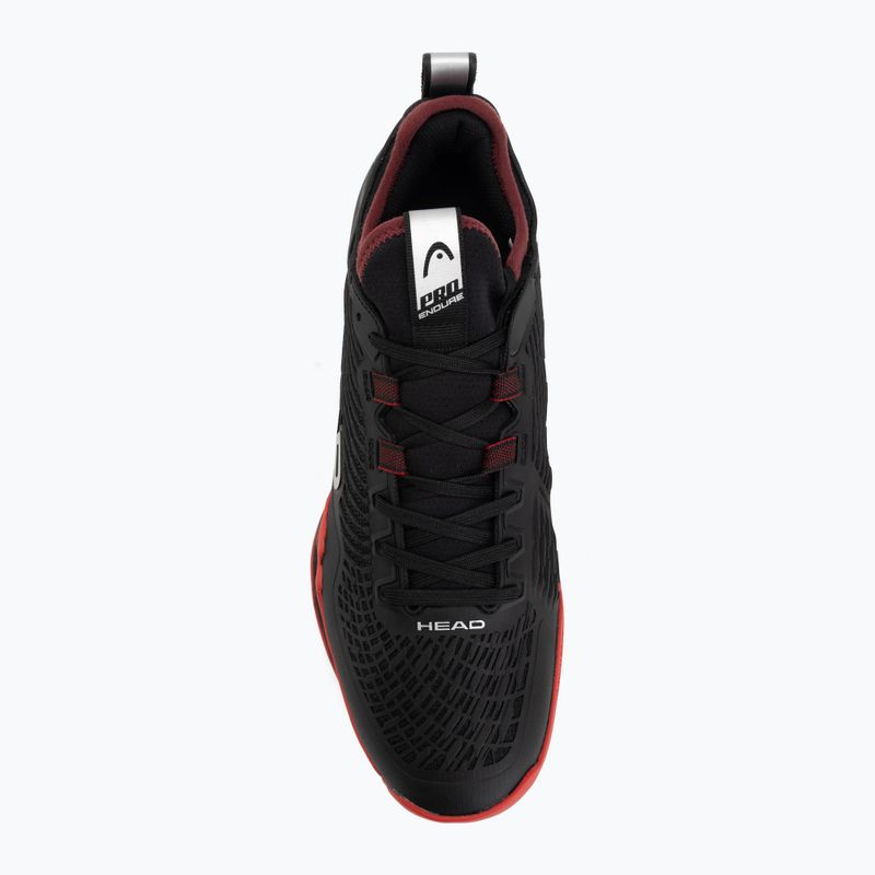 Încălțăminte de tenis pentru bărbați HEAD Endure Pro Clay black/red 5