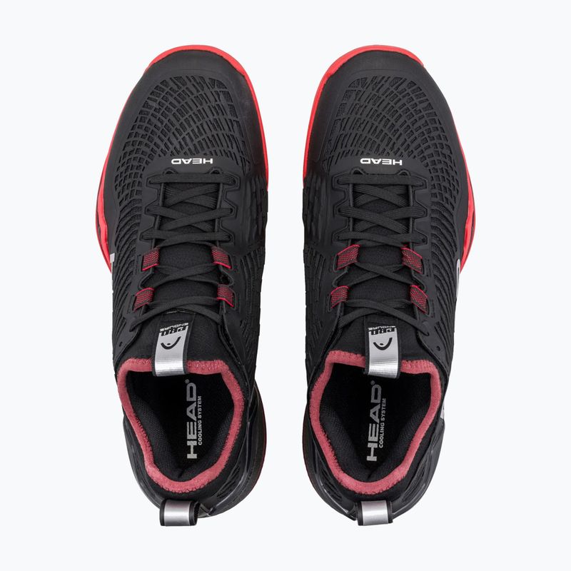 Încălțăminte de tenis pentru bărbați HEAD Endure Pro Clay black/red 4