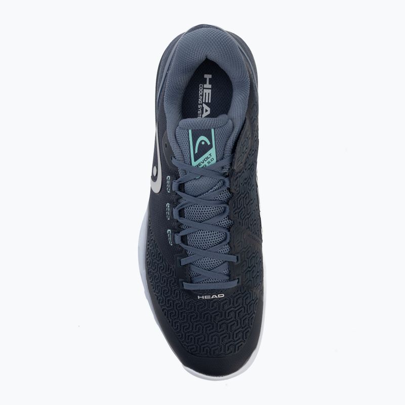Încălțăminte de tenis pentru bărbați HEAD Revolt Pro 5.0 blueberry/teal 5