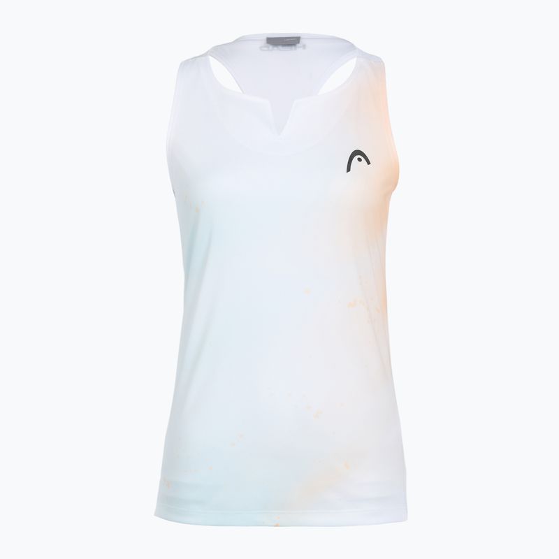 Tricou de tenis pentru femei HEAD Agility Tank Top apricot/print vision