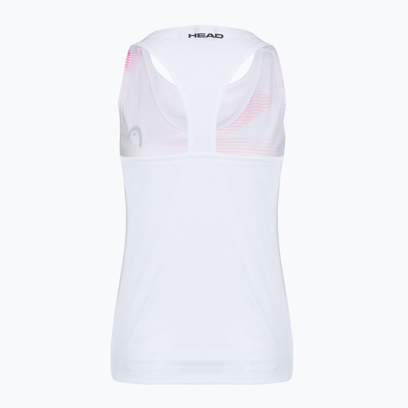 Tricou de tenis pentru femei HEAD Agility Tank Top light blue/print vision 2