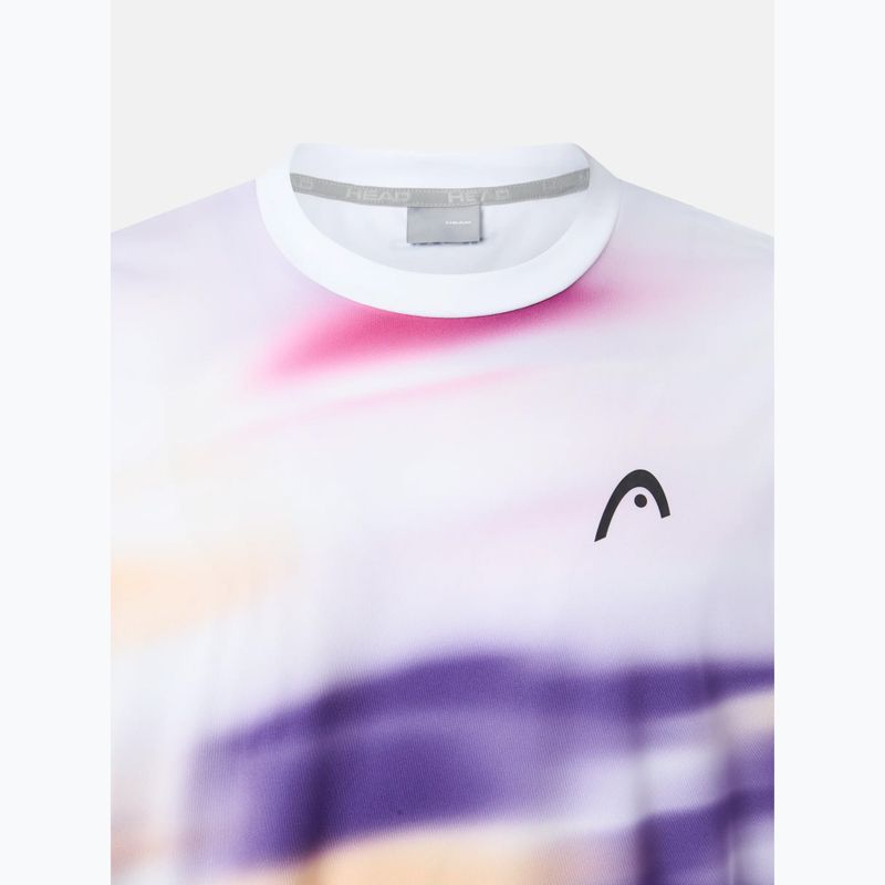 Tricou de tenis pentru bărbați HEAD Blur purple/print 3