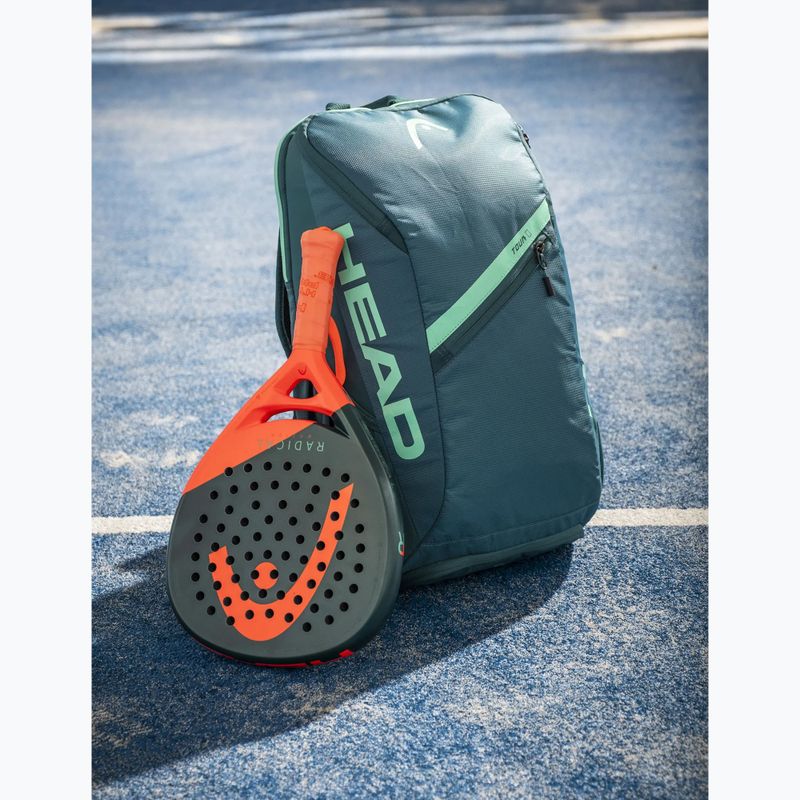 Rucsac de tenis HEAD Tour 25 l green 5