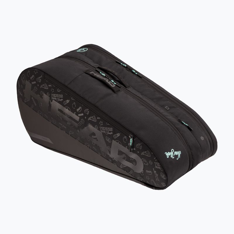 Geantă de tenis HEAD Tour Racquet Bag L Neon 2025 65 l black/blue