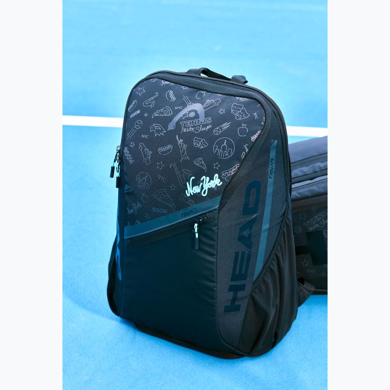 Rucsac de tenis HEAD Tour 25L Neon 2025 25 l black/blue 2