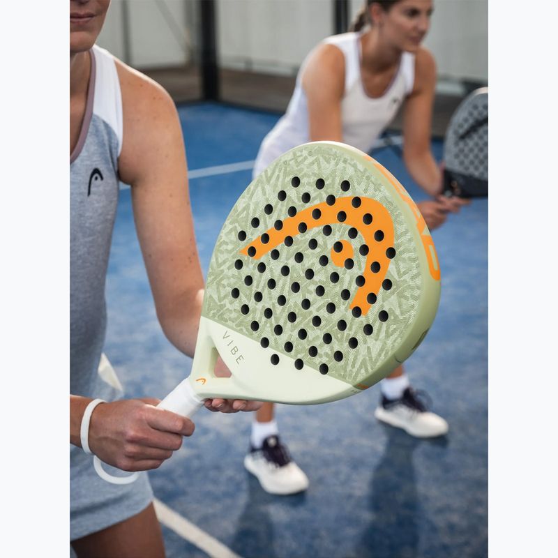 Rachetă de padel HEAD Vibe 2026 green/orange 10