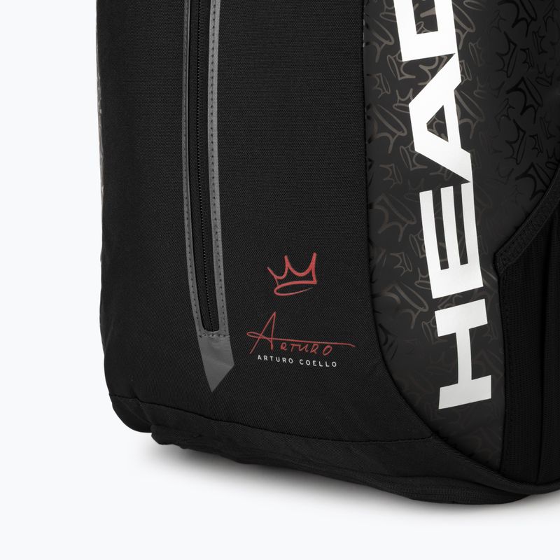 Rucsac de padel HEAD Coello Tour Padel Backpack 25 l black 4