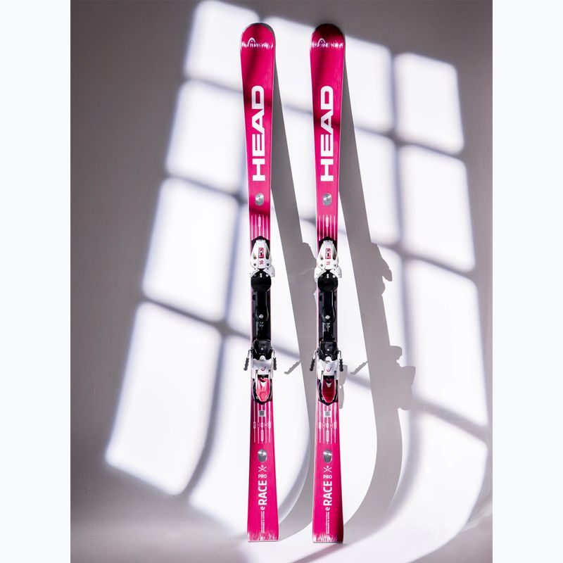 Schiuri de coborâre HEAD WC Rebels e-Race Pro RP WCR 14 + legături Freeflex 14 GW 75 Years pink 2