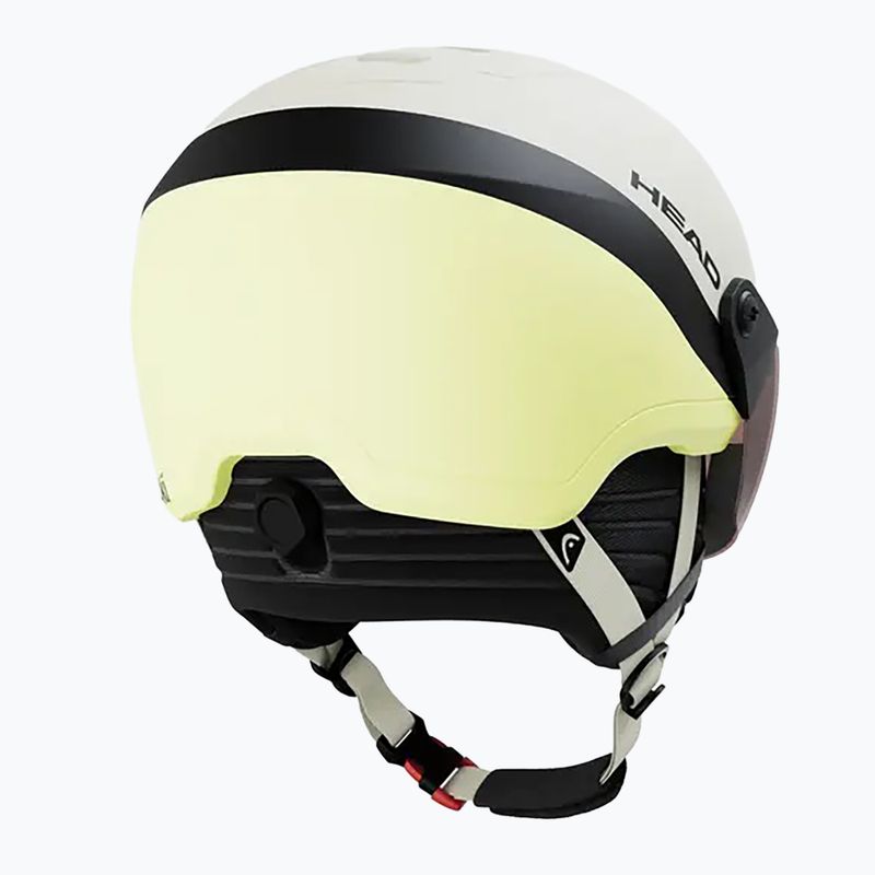 Cască de schi pentru copii HEAD Yuki Visor Jr lime swirl/silver/red 2