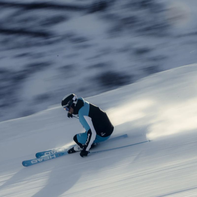 Schiuri de coborâre + legături HEAD WC Rebels e-Speed Pro RP WCR 14 + Protector+ FF 14 GW blue/white 7