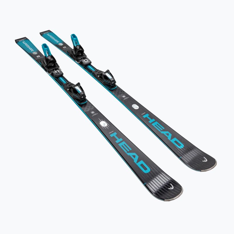 Schiuri de coborâre + legături HEAD Supershape e-Speed SW BB-PR + Protector Evo PR 13 GW black/blue 2