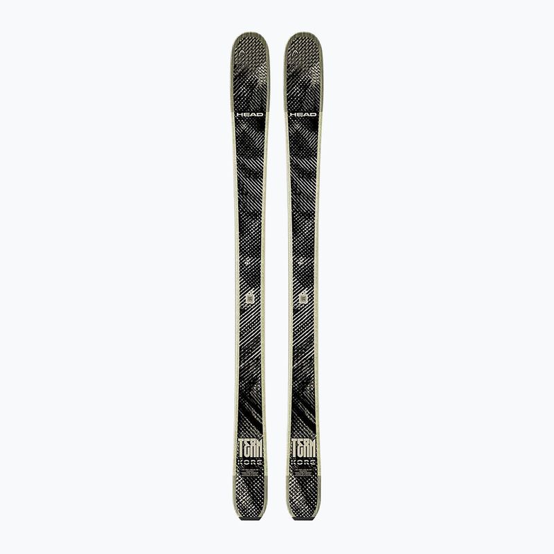 Schiuri de coborâre pentru copii + legături HEAD Kore Team SW + Attack LYT 11 GW black/beige 2