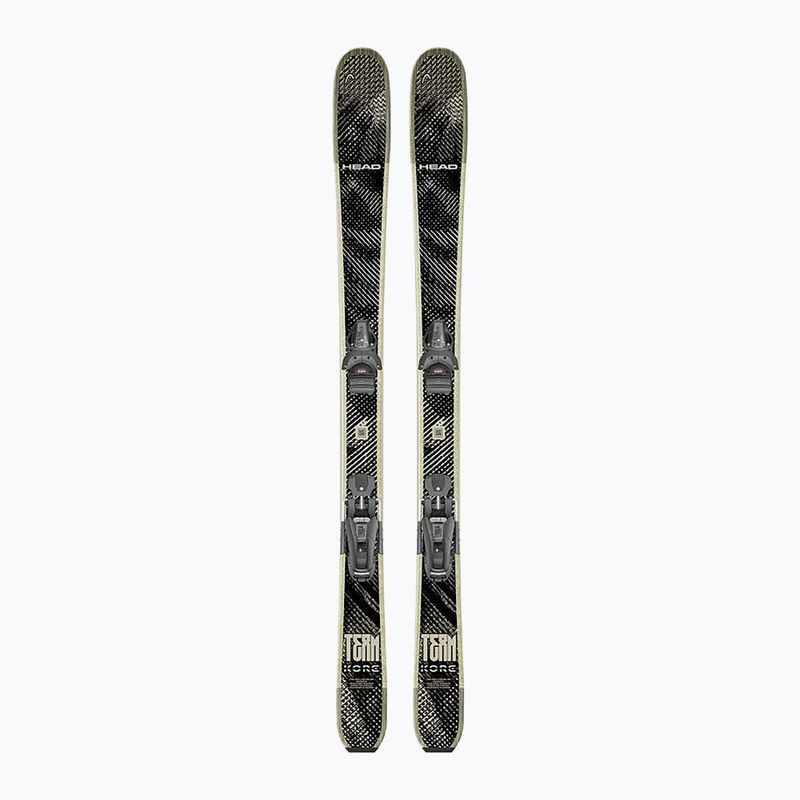 Schiuri de coborâre pentru copii + legături HEAD Kore Team SW + Attack LYT 11 GW black/beige 3