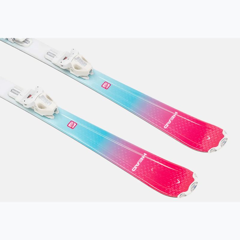 Schiuri de coborâre pentru copii + legături HEAD Joy Easy JRS + Jrs 4.5 GW CA mint/pink 3