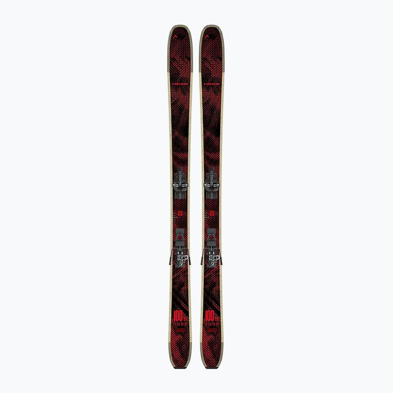 Schiuri de coborâre + legături HEAD Kore 100 Ti + Protector+ Attack 14 GW black/red 4
