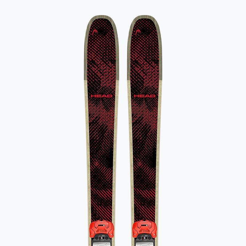 Schiuri de coborâre + legături HEAD Kore 100 Ti + Protector+ Attack 14 GW black/red 8