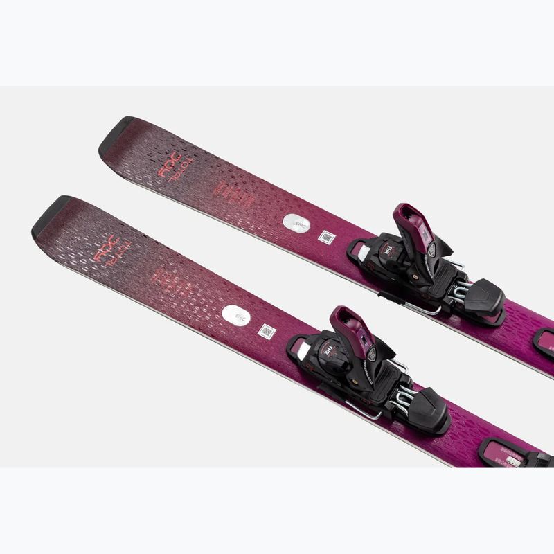 Schiuri de coborâre pentru femei + legături HEAD e-Total Joy SW SLR BB Joy Pro + Protector SLR 11 GW aubergine/red 5
