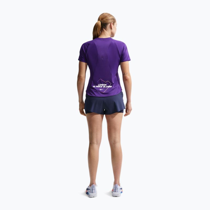 Tricou de alergare pentru femei Nike Swift London Dri-Fit court purple 3