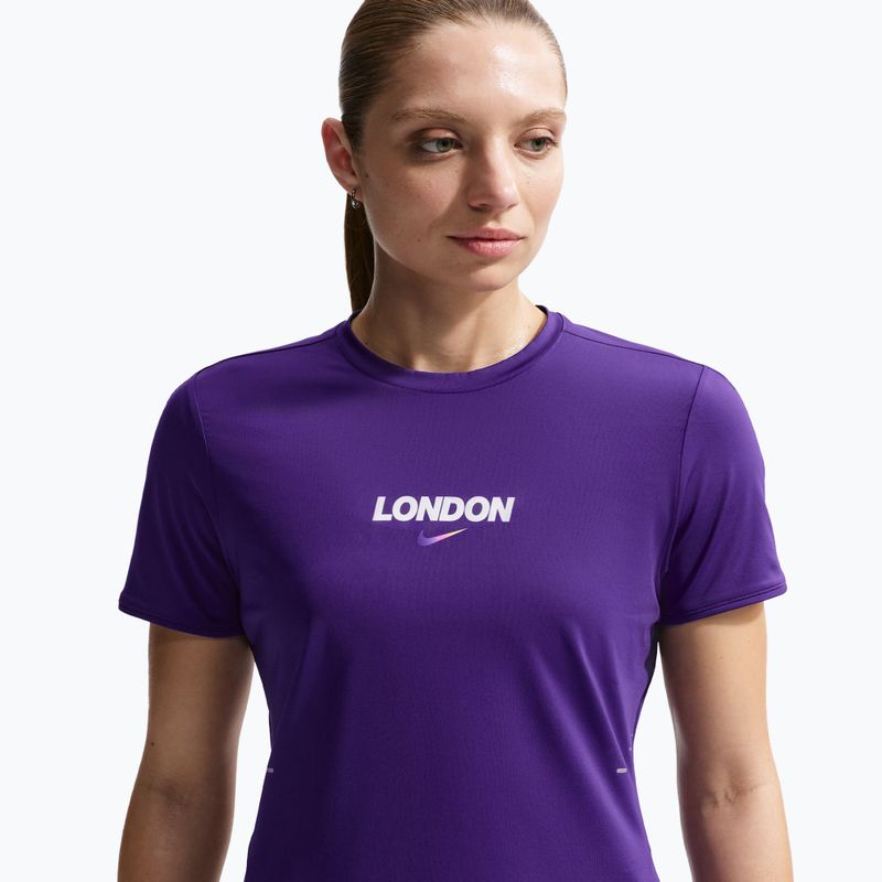 Tricou de alergare pentru femei Nike Swift London Dri-Fit court purple 4